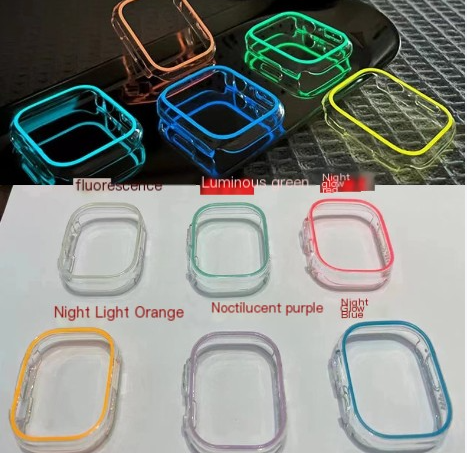 Glow-in-the-Dark Protective Case for Apple Watch Ultra