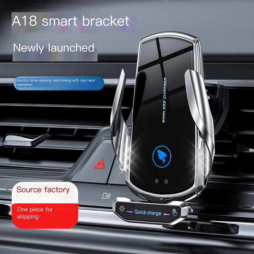 A18 Car Mount Wireless Charger with Auto-Sensing Design